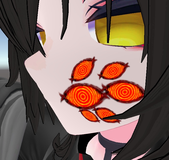 【VRC想定タトゥー】魔眼ステンシル【MA対応】