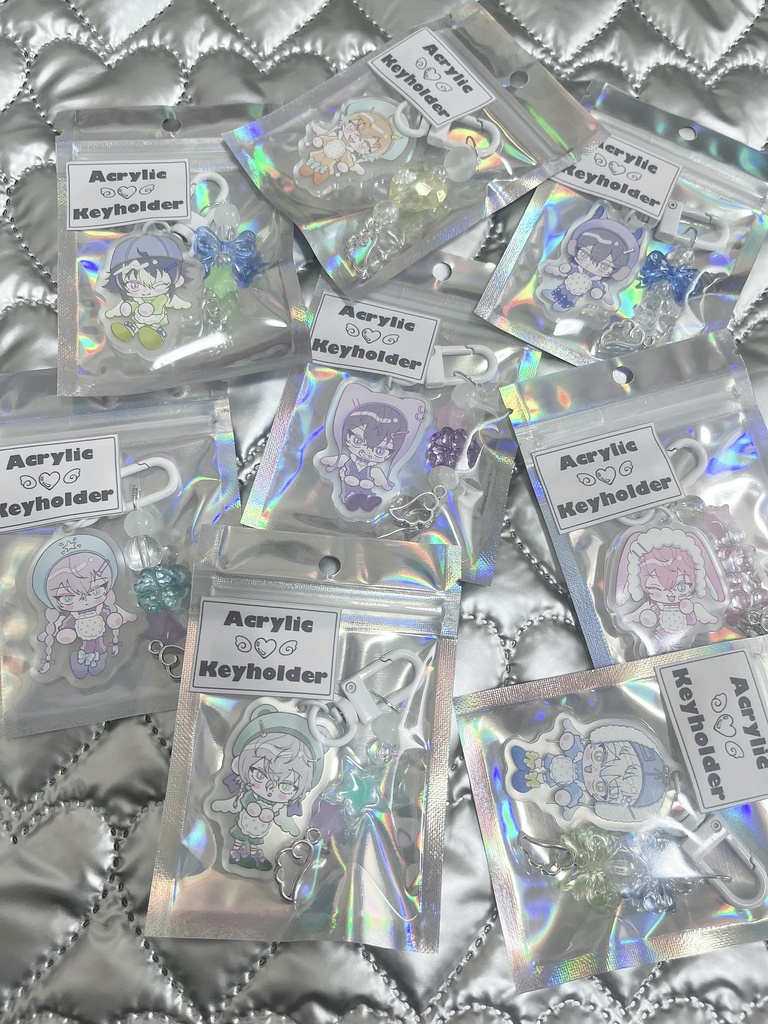 MECHATU-A 天使アクリルキーホルダー