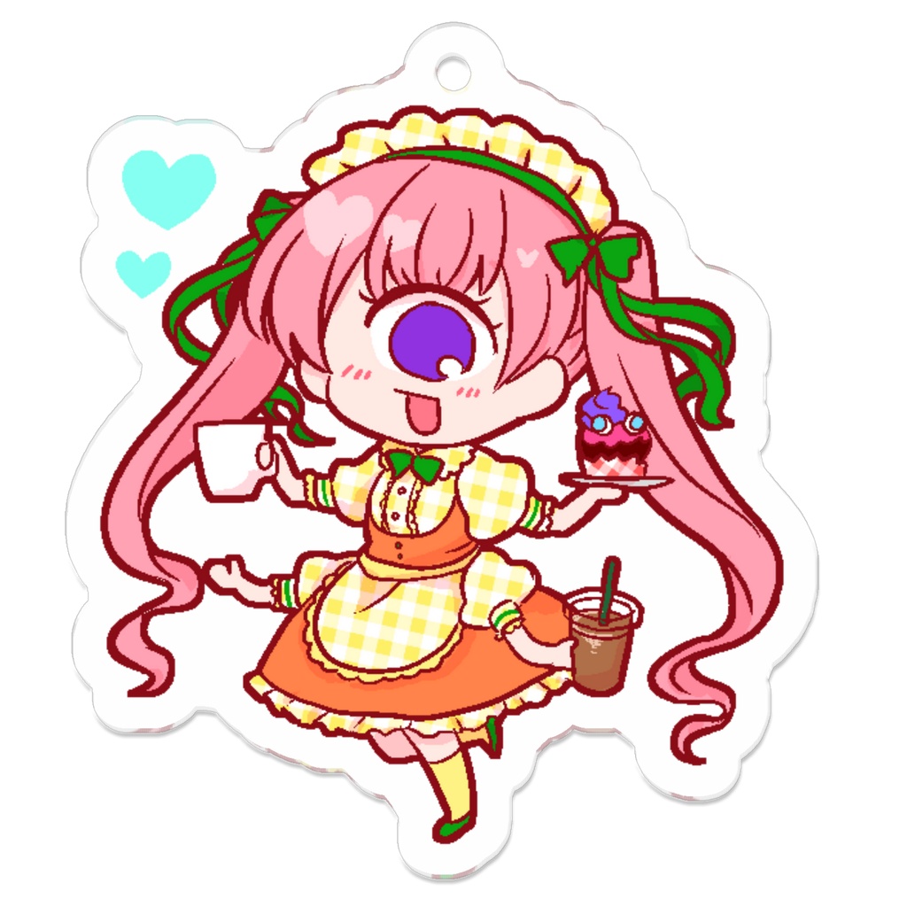 ~Cafe Mochuke~ フード アクリルキーホルダー