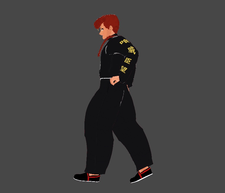 オリジナル3Dモデル「戌井」