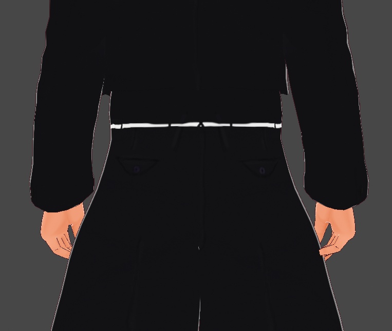 改造学生服「鬼神」ハイウエストボンタン 単品