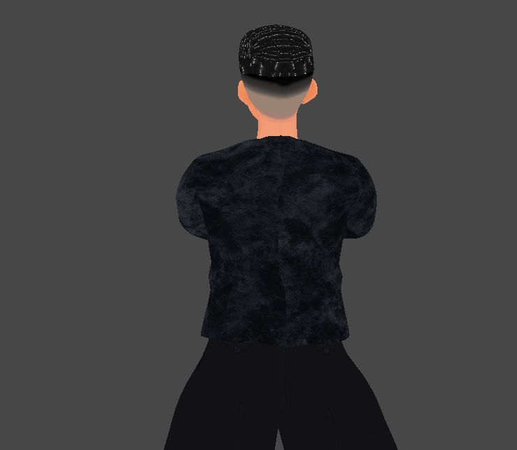 ベロア調長袖Tシャツ