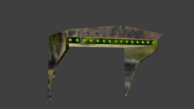 舟形バイザー　３Dモデル　FBX