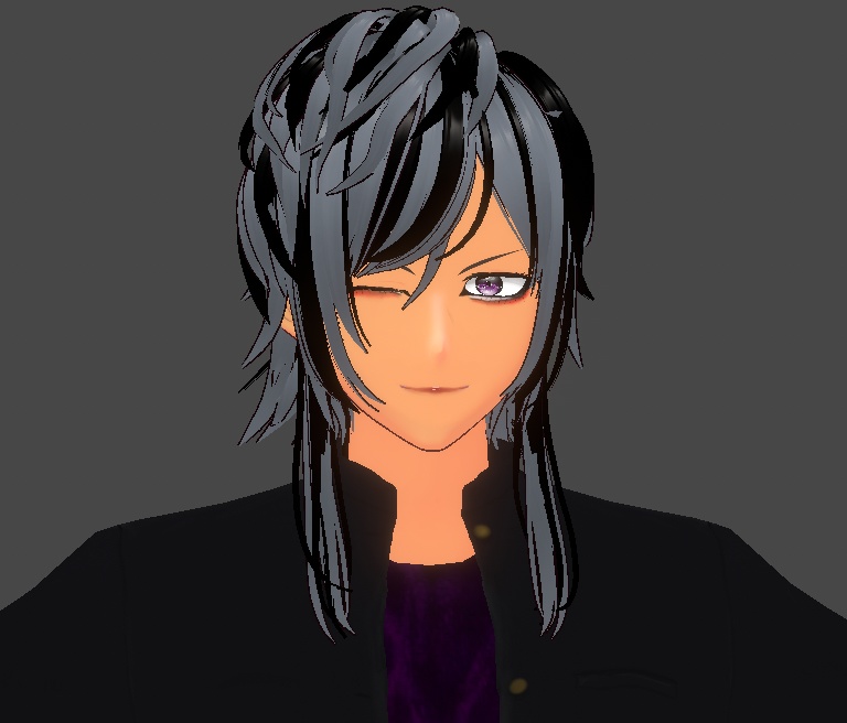 オリジナル3Dモデル 黒木蓮