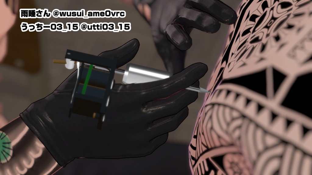 本格派コイルタトゥーマシン 極針(二連コイル)