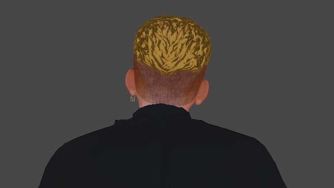 【グエン-Nguyen対応】ヤンキー⭐︎パーマ FBX、Unitypackage