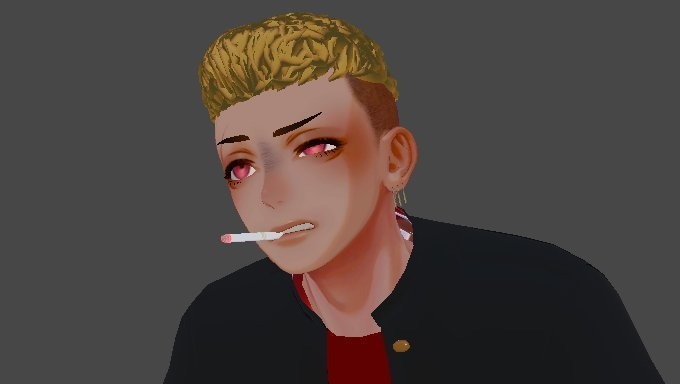 【グエン-Nguyen対応】ヤンキー⭐︎パーマ FBX、Unitypackage
