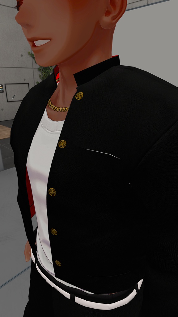【珍飯亭共通素体対応】ヤンキー☆ロード 制服セット Japanese Delinquent "Yankii" Outfit - Short Gakuran & Bontan