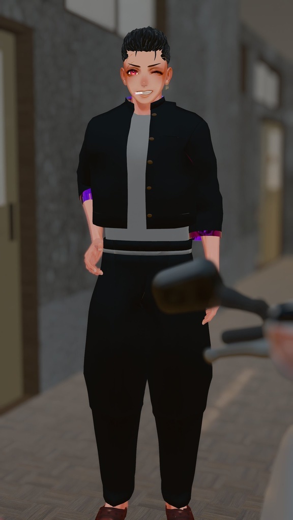 【珍飯亭共通素体対応】ヤンキー☆ロード 制服セット