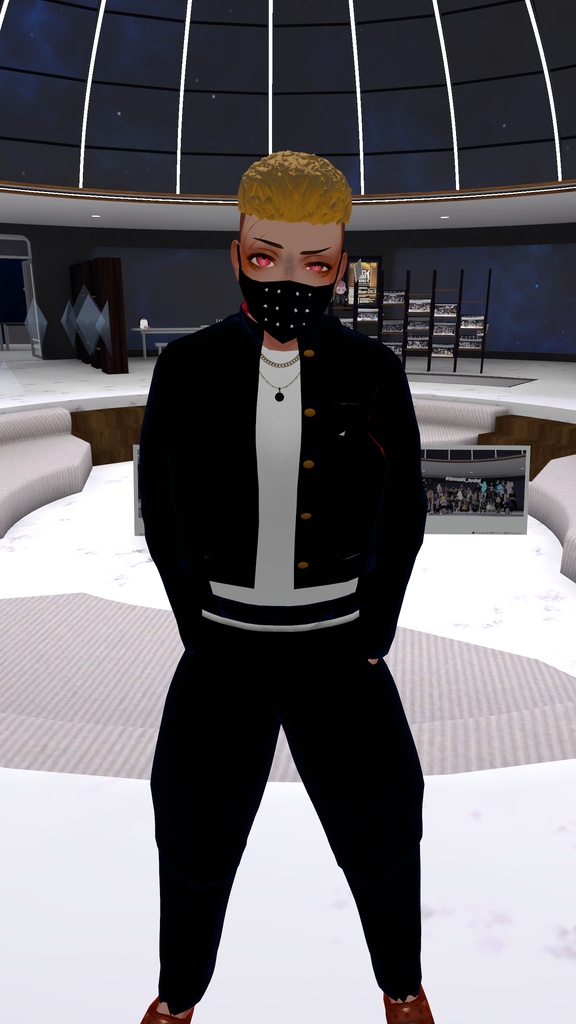 【グエン-Nguyen対応】鋲付き!!カラス☆マスク