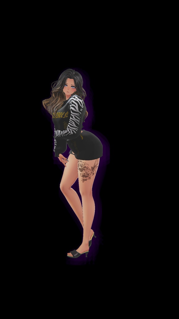 【ラシューシャ、しなの対応】強め悪羅ギャルセットアップ【ROGUE QUEEN】