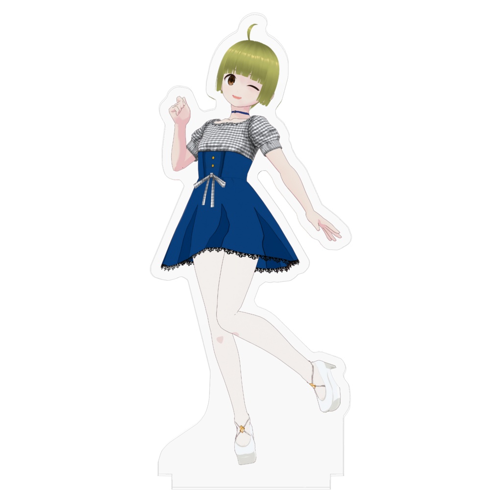 アクスタ(お嬢様ワンピver)🐣🍀4周年記念✨はじめてのしぇるグッズだよ🎶😊