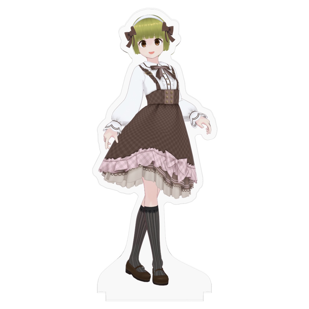 アクスタ(チョコレートワンピver)🐣🍀4周年記念✨はじめてのしぇるグッズだよ🎶😊