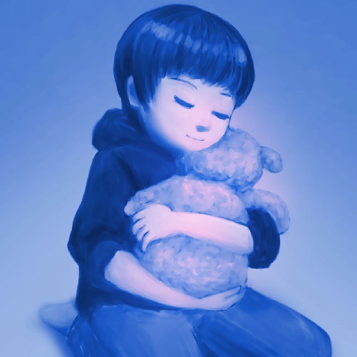 キャンバスプリント『ぬいぐるみ』