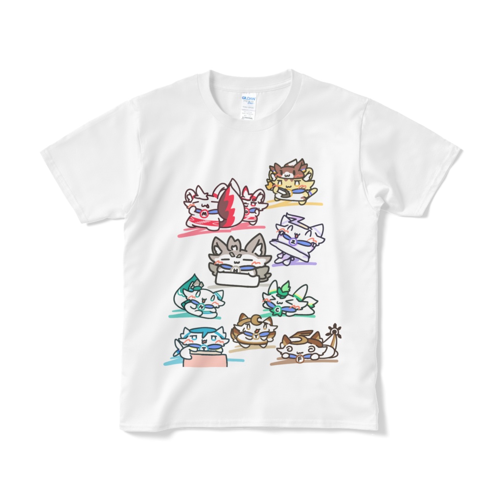 オリジナルTシャツ（めとろっこたち）