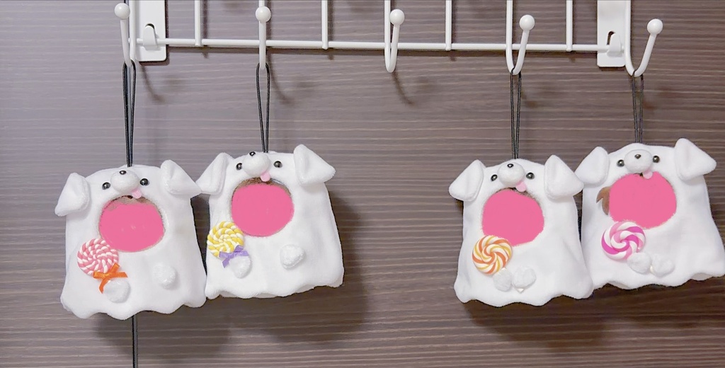 マシュマロおばけ犬