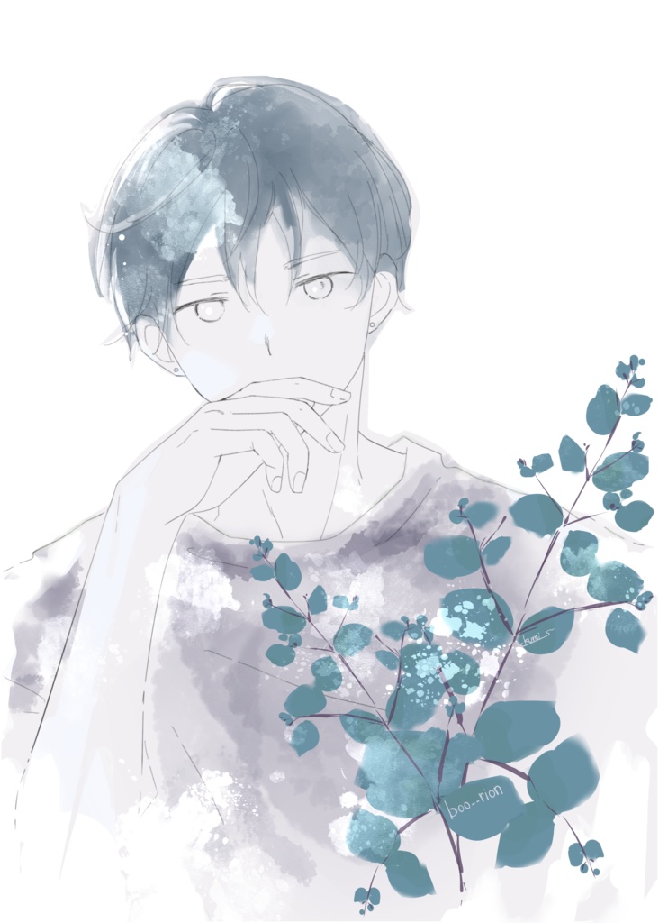 kumi。men【クリアiPhoneケース】