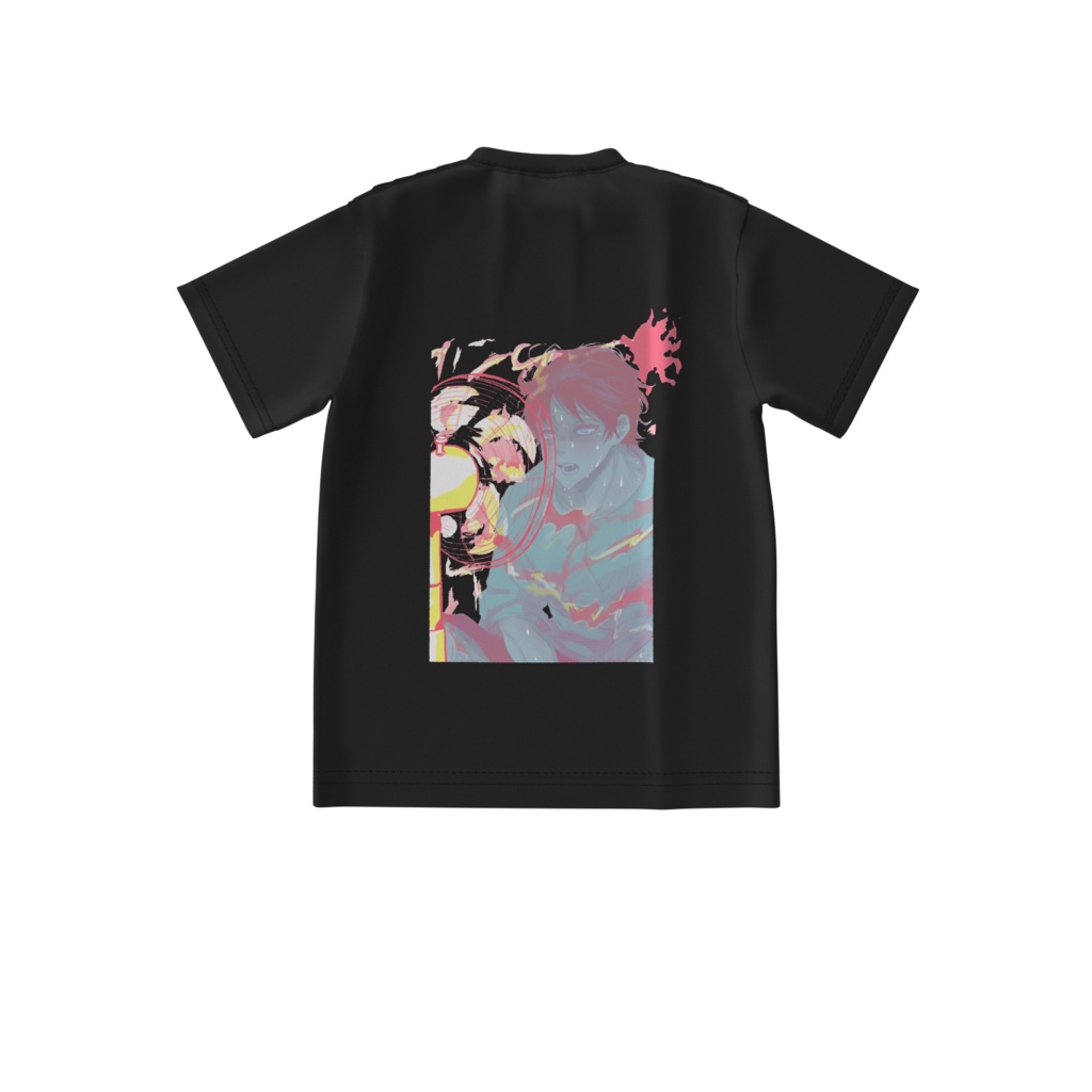 ビッグシルエットTシャツ(背面印刷のみ)