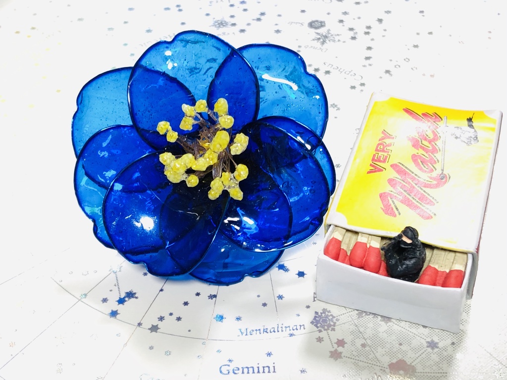 つばき クリップ付きコサージュ