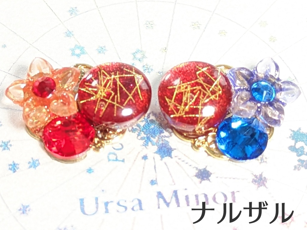 FF14 NPCイメージイヤリング:エオルゼア十二神(ピアス対応可)