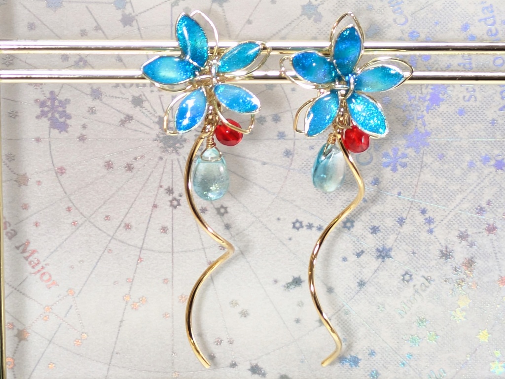 FF14 イメージ ワイヤーフラワーイヤリングorピアス