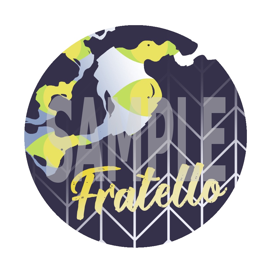 フラテッロ&マンモーニ缶バッジセット