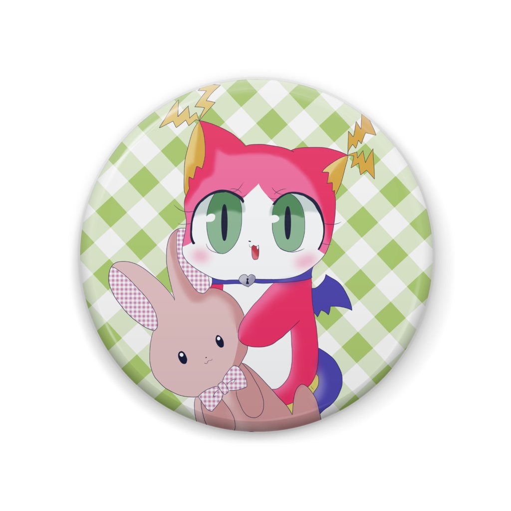 リヴァちゃん×うさぎぬい 缶バッジ