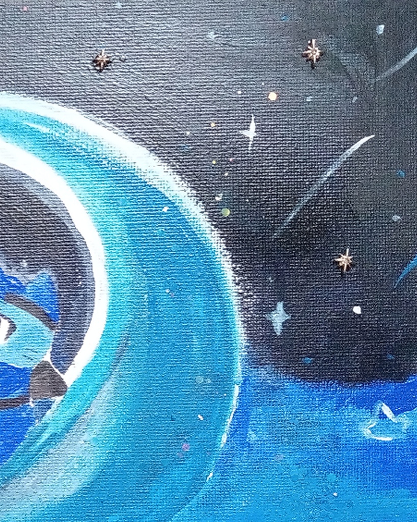 つみねこ原画【星に願いを】