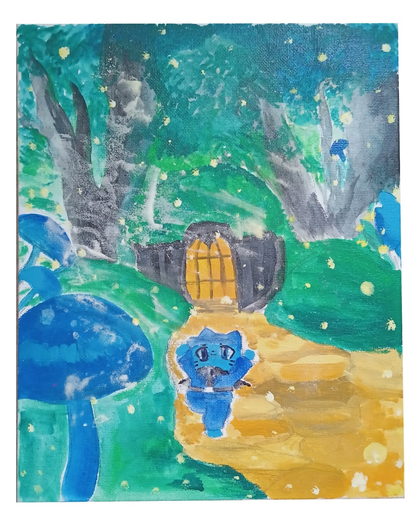 つみねこ原画【妖精の森】