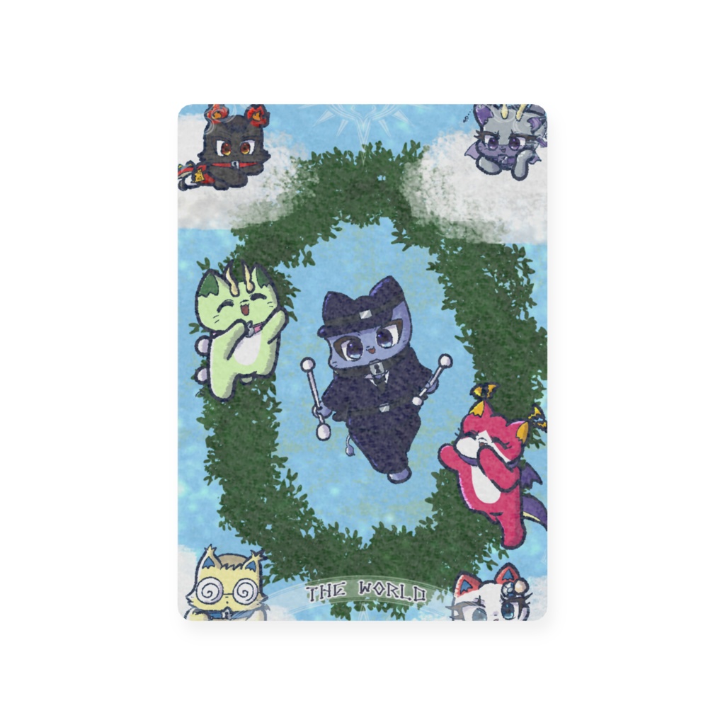 つみねこ悪魔と世界カード