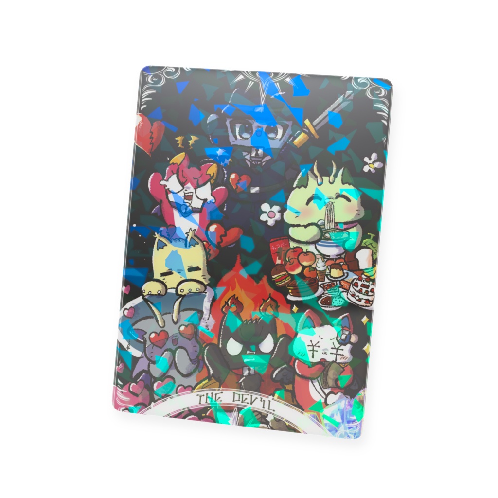 つみねこ悪魔と世界カード