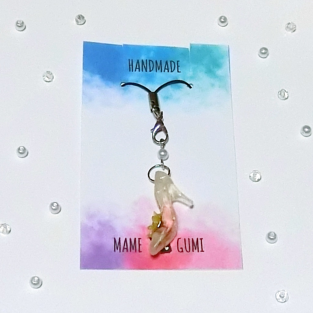 ガラスの靴👠モチーフストラップ