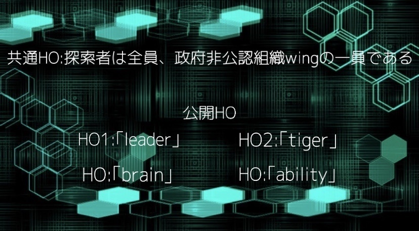 【TRPGシナリオ】Wing