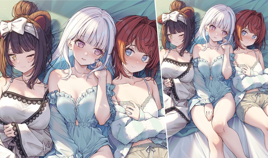 [旧作プレイマットNo1226] さんばか(ぱじゃま)