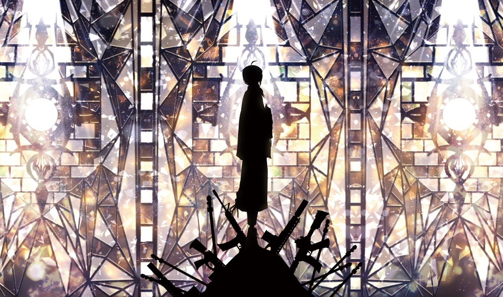 [旧作プレイマットNo1412] 影絵叶