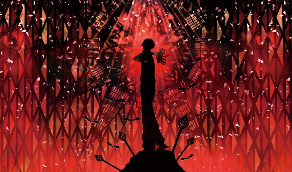 [旧作プレイマットNo1411] 影絵葛葉