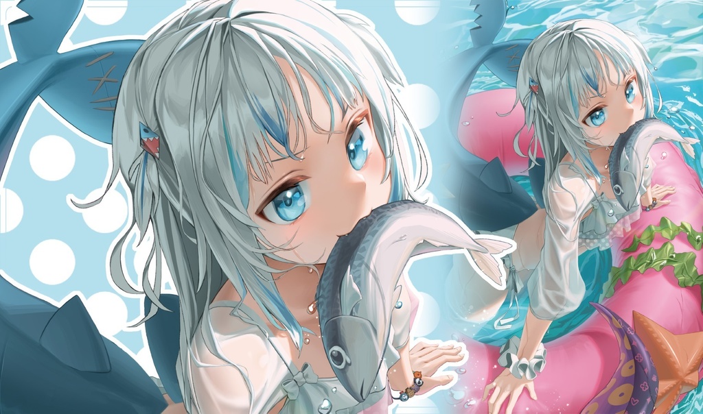 [旧作プレイマットNo1403] さめちゃん