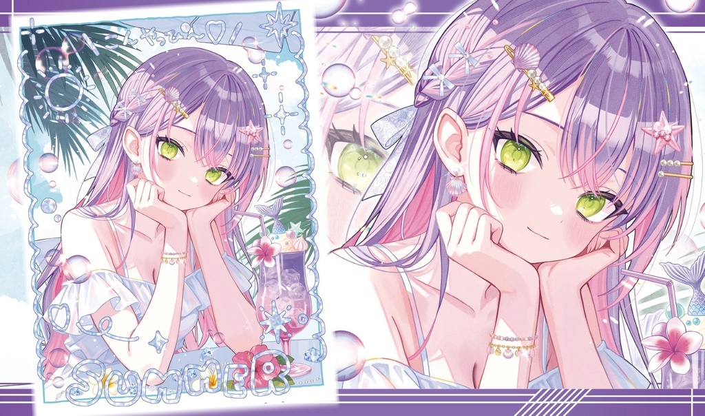 [旧作プレイマットNo1400] トワ(チェキ)