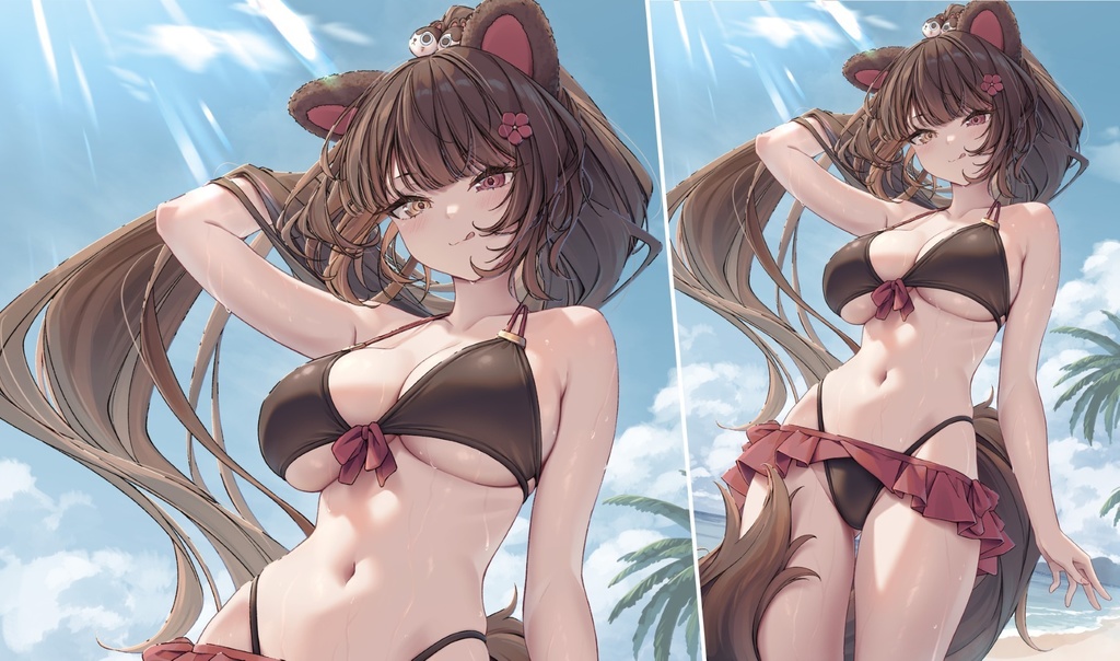 [旧作プレイマットNo1456] とこ(水着)