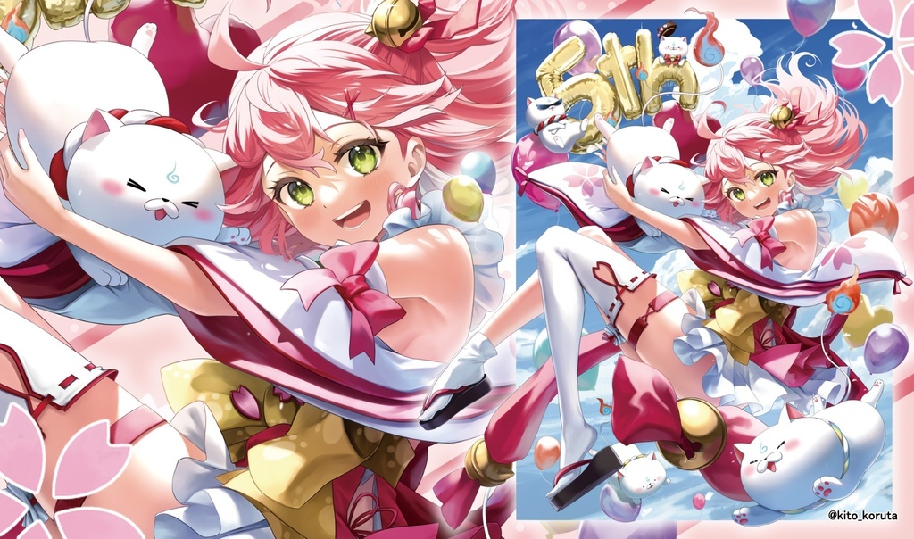 [旧作プレイマットNo1439] みこち