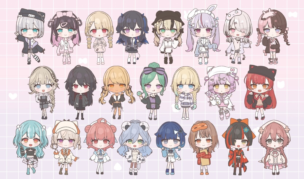 [旧作プレイマットNo1414] ぶい集合