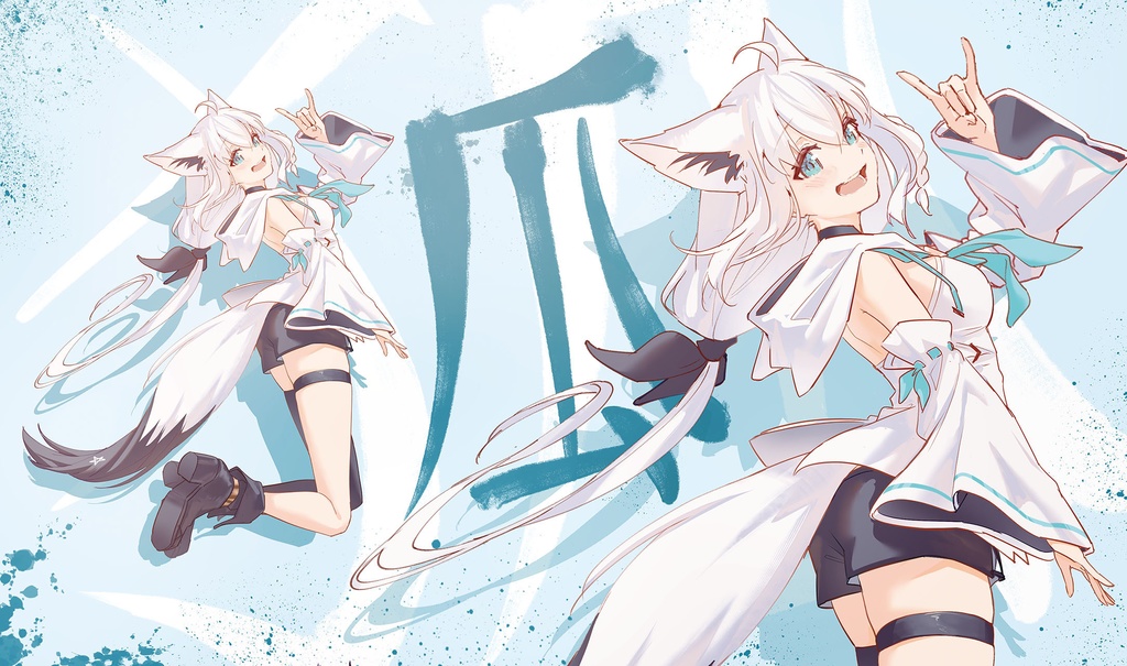 [旧作プレイマットNo1489] フブキ