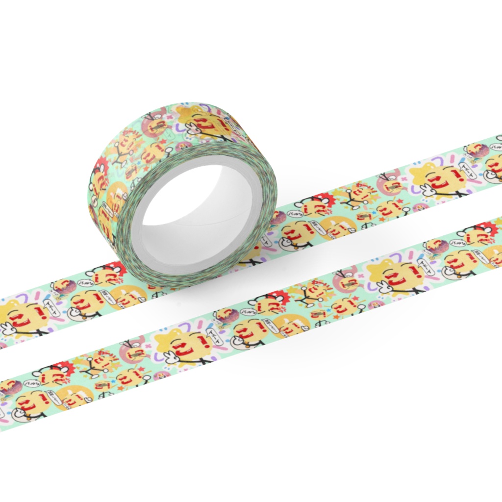 こがれマスキングテープ 緑