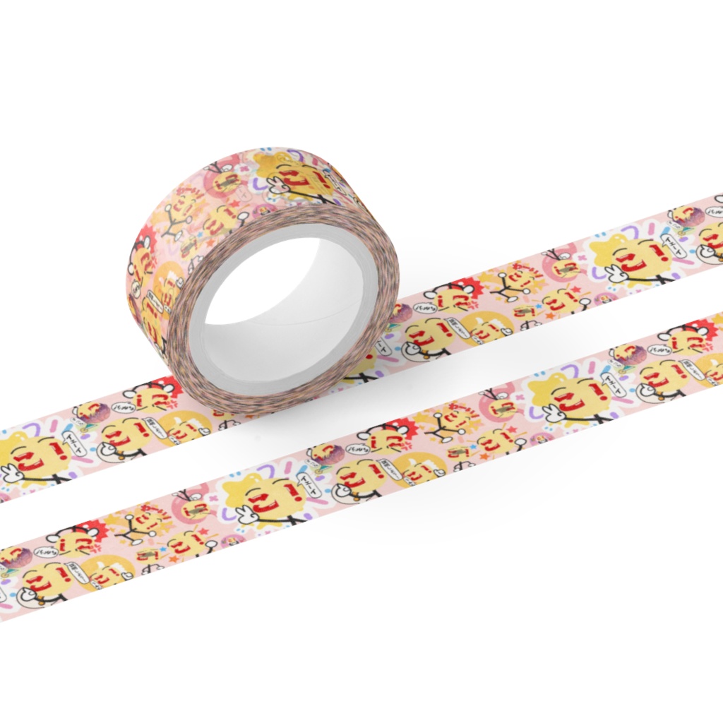 こがれマスキングテープ 赤