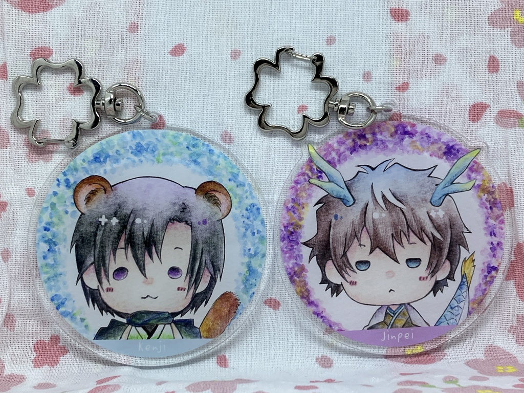 鎌鼬＆龍　アクリルキーホルダー
