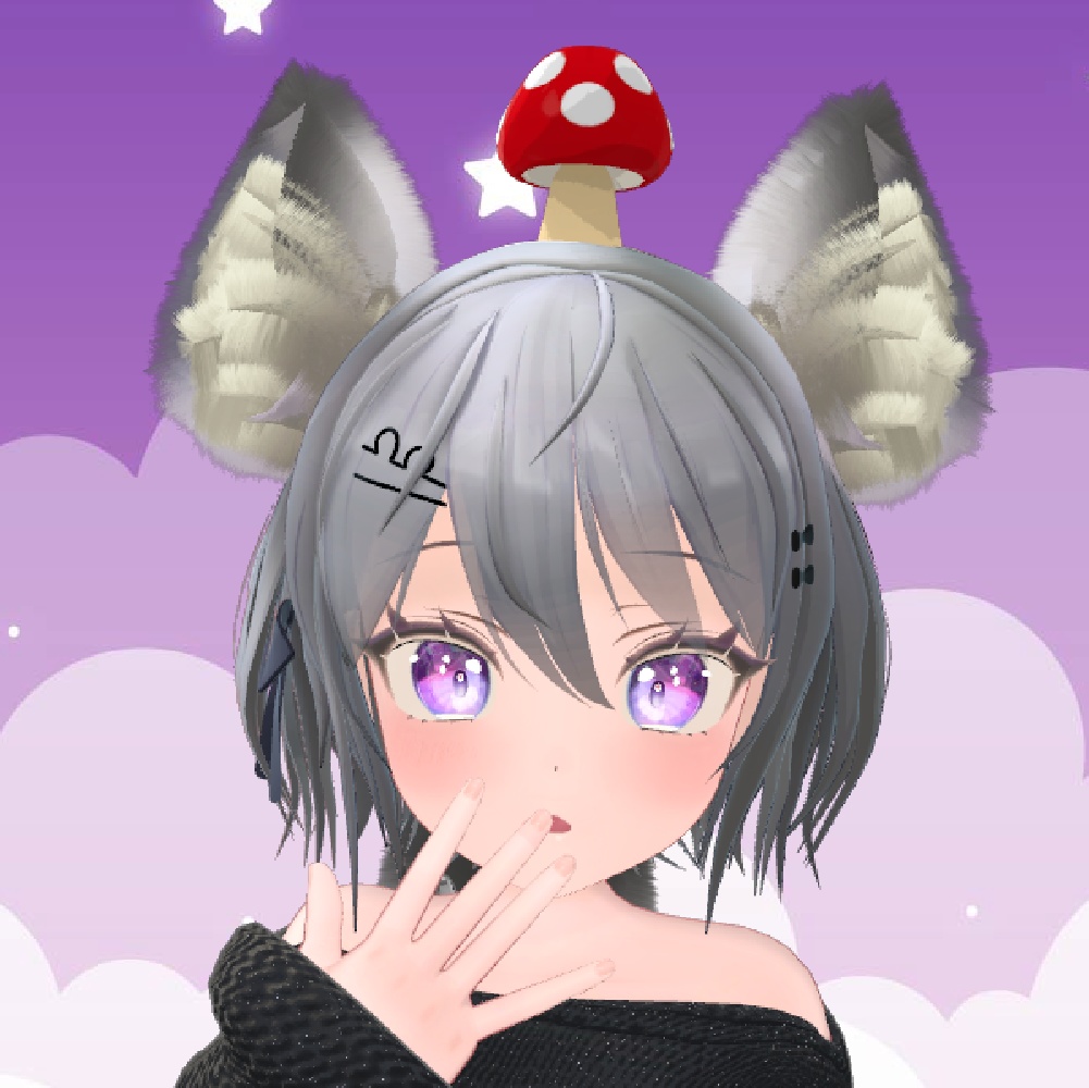 【MA対応】きのこから色々飛び出すギミック【押してなでなで】