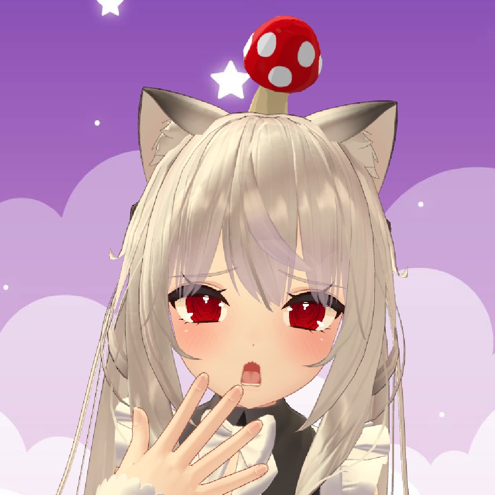 【MA対応】きのこから色々飛び出すギミック【押してなでなで】