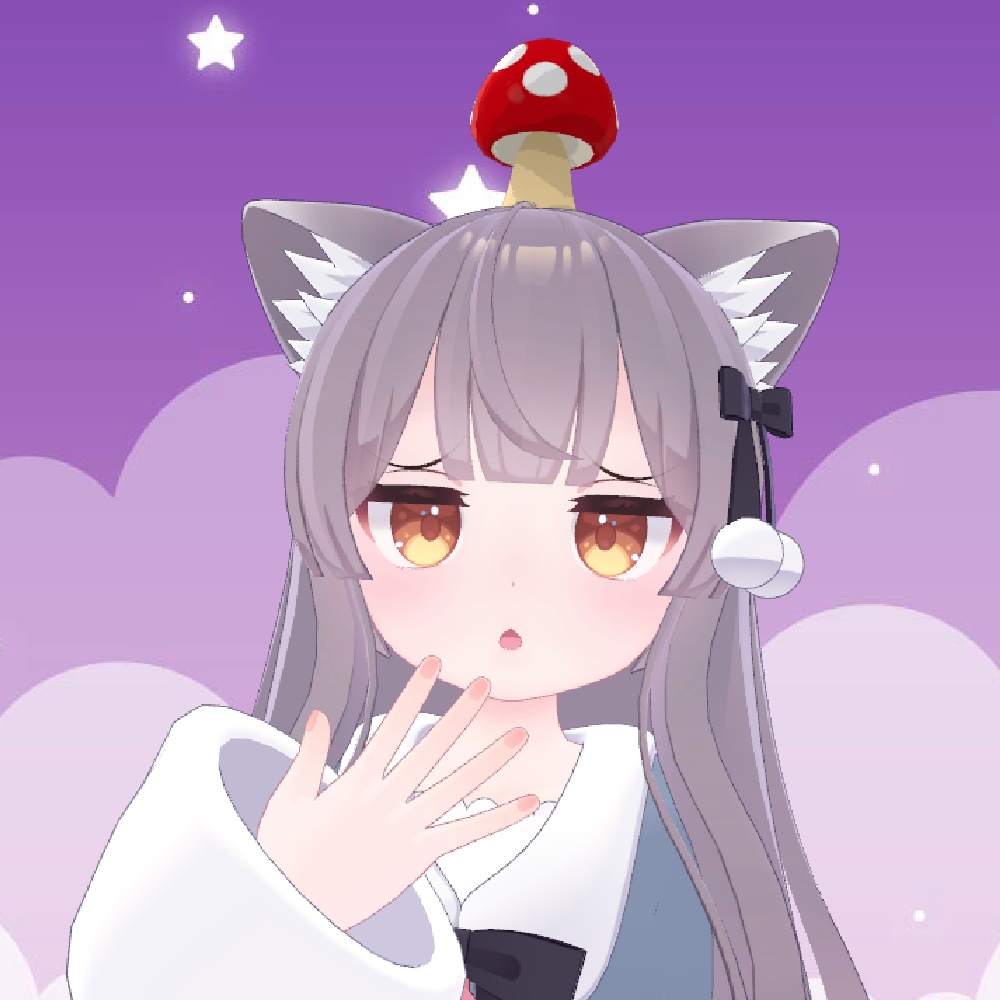 【MA対応】きのこから色々飛び出すギミック【押してなでなで】