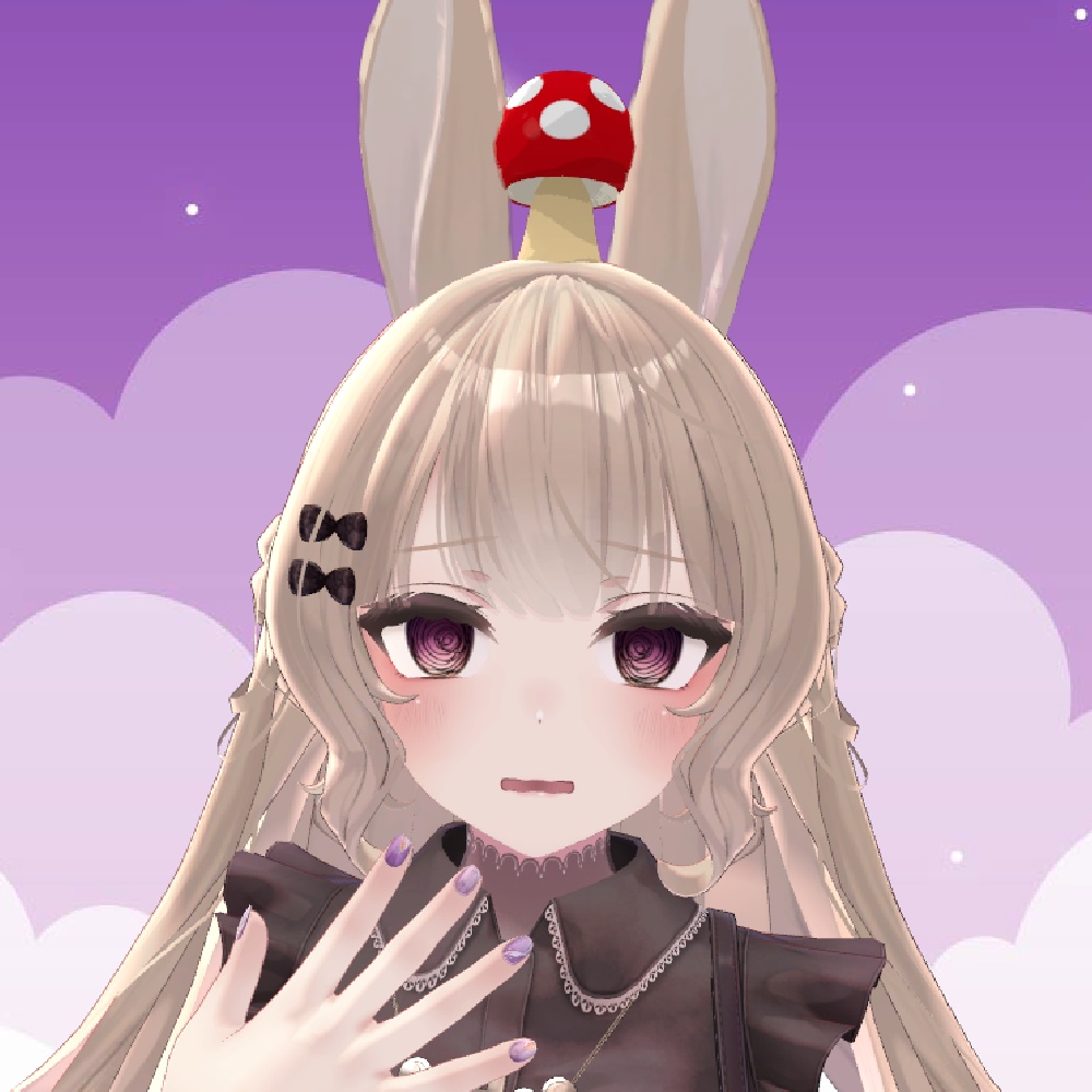 【MA対応】きのこから色々飛び出すギミック【押してなでなで】