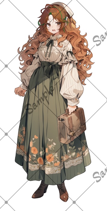 【1点限定】女性 004【表情差分/背景あり】